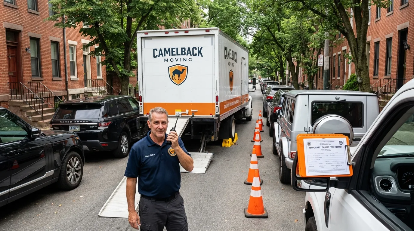 City street loading permit setup in Milo, ME